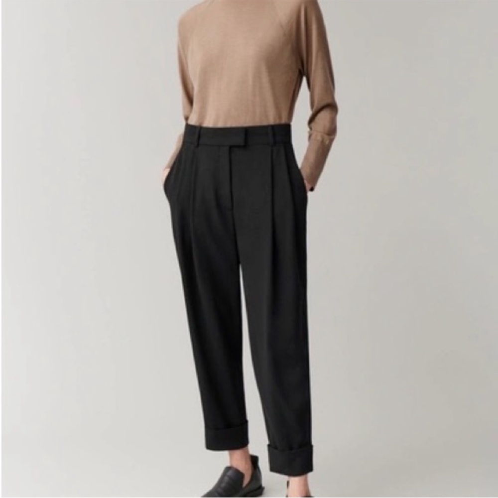 COS Black Tailored Pants